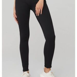 ALO Seamless High-Waist Ribbed Legging